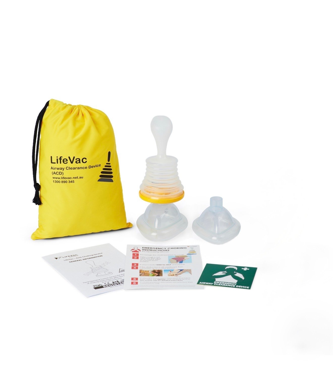LifeVac Essentials Kit in travel bag